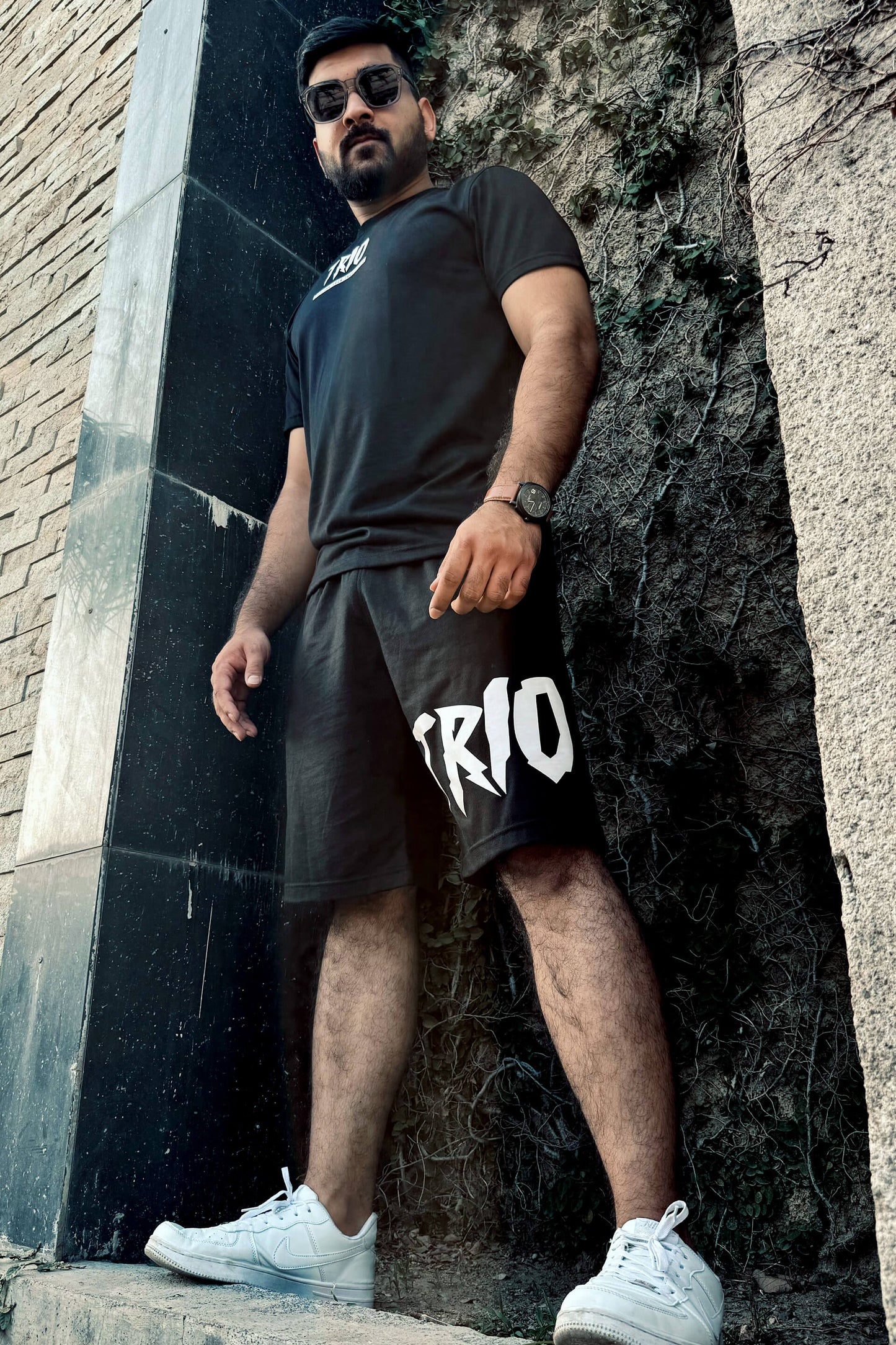 Premium Black Short Set