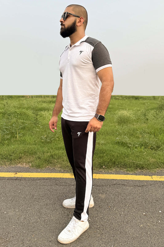 Premium White & Black Twinset