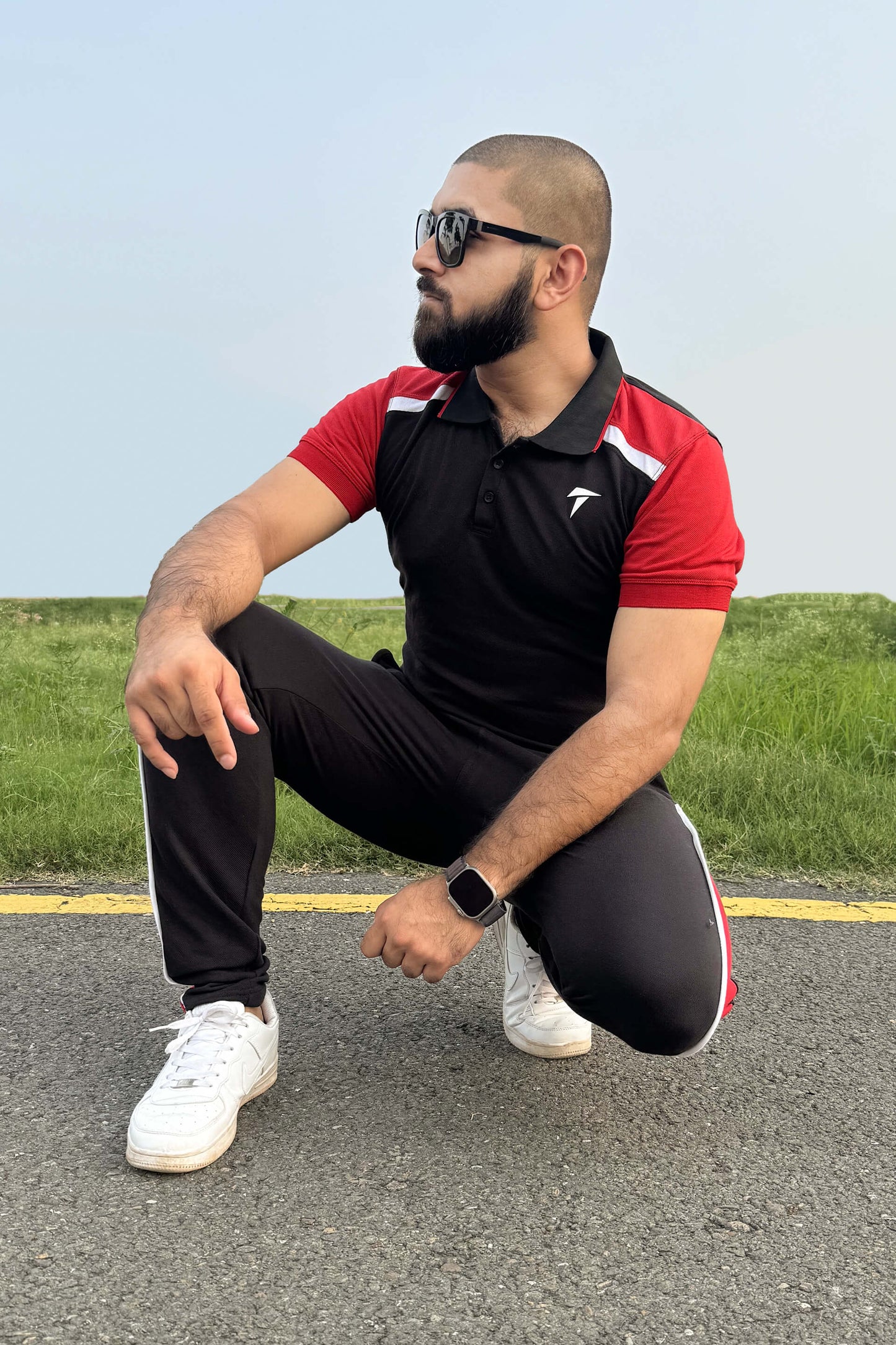 Premium Black & Red Twinset