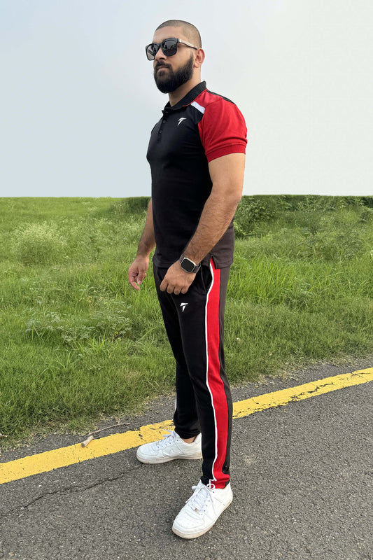 Premium Black & Red Twinset