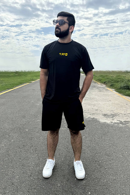 Premium Black & Yellow Batman Short Set