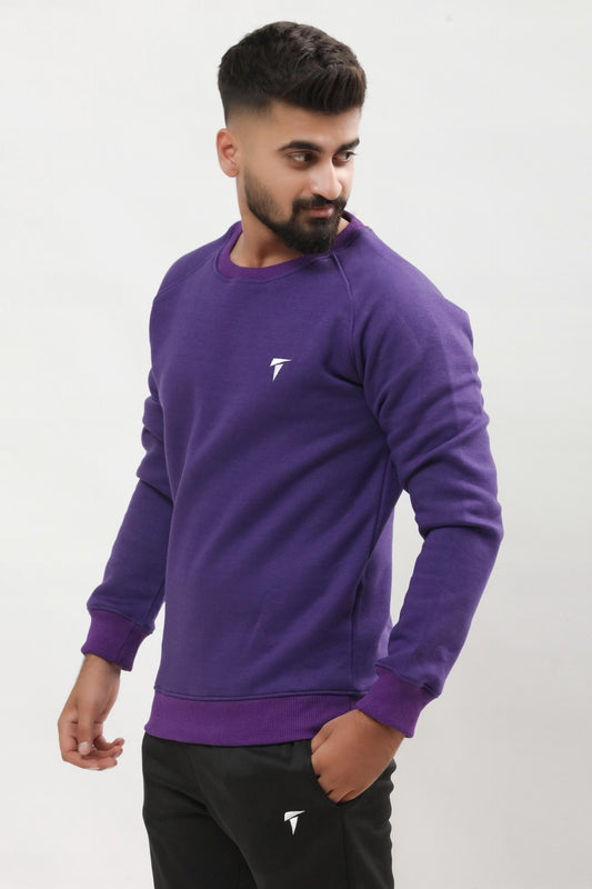 Raglan Purple Sweatshirt